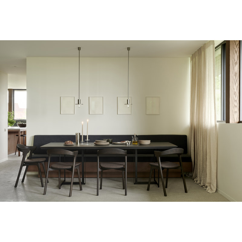 Tacet Solid Wood Dining Table, 30" H x 79" L x 39.5" W