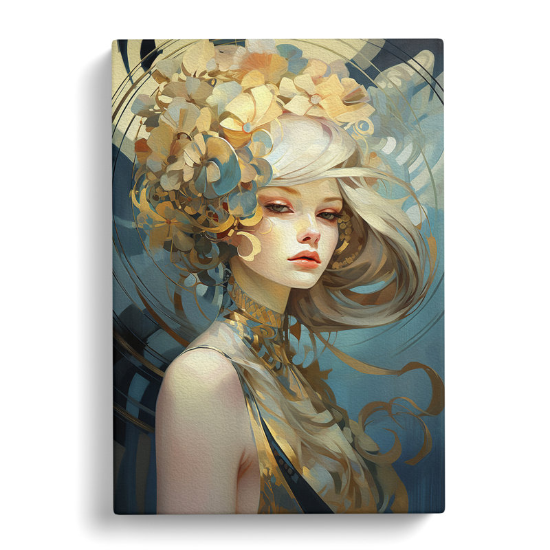 Modern Wall Art - Wrapped Canvas, 50cm H x 35cm W x 3cm D