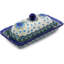 Forget Me Not Stoneware Butter Dish