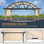 Pergola en aluminium avec auvent Happatio-96831435