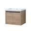 Meuble-lavabo simple 23,69 po avec plateau en résine Tiène