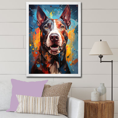Impression sur toile Bull Terrier Boldness I