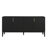 Manushe 63'' Wide 4 - Shelf Credenza