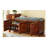 Solid Rubberwood Shoe Cabinet with Seating-1627898022