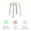 Ensemble de 6 chaises empilables en plastique-98987271