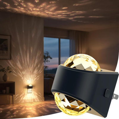 Veilleuse à DEL à brancher au mur, projecteur de nuit à intensité variable crépuscule à l'aube, blanc doux pour chambre d'enfant