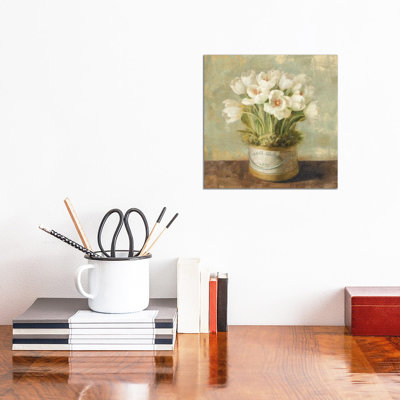 Hatbox Tulips by Danhui Nai - Print on Canvas