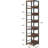 75" 6-Tier Corner Bookcase