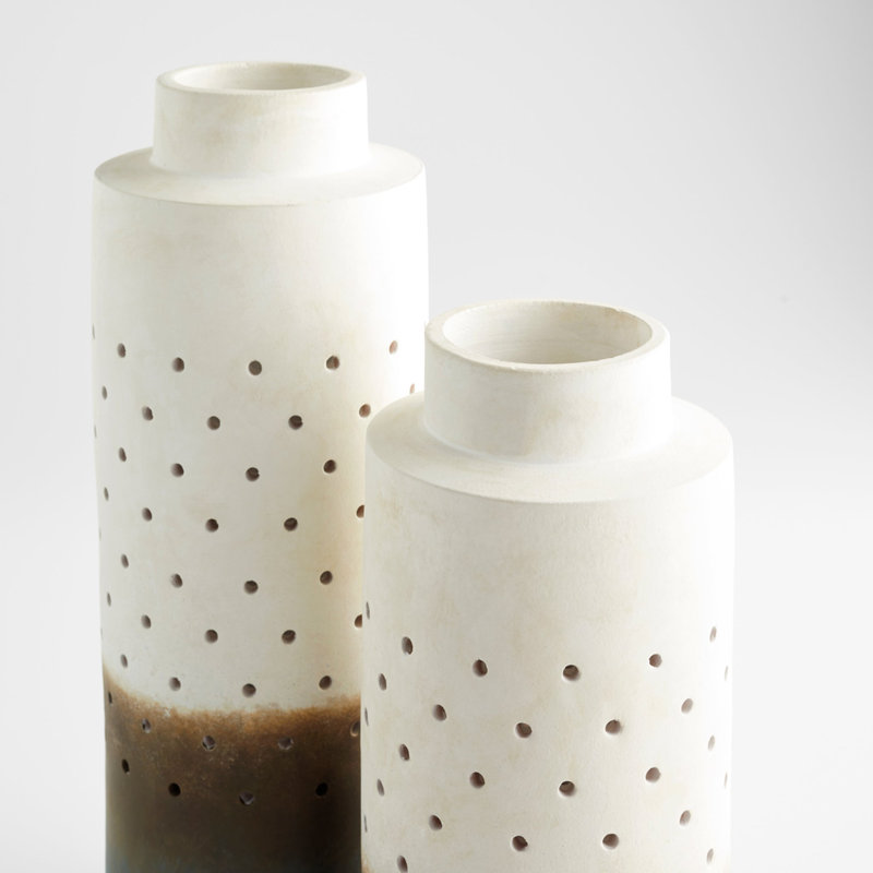 Vase Paralos, H 17 po x l 7,25 po x P 7,25 po