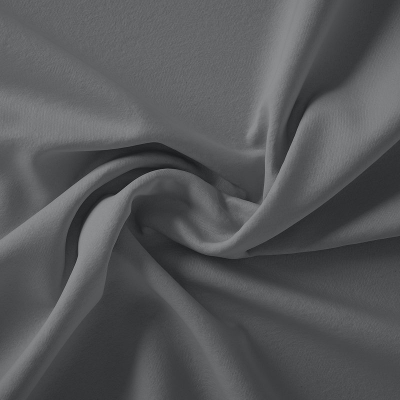 Ensemble de 2 taies d'oreiller en microfibre ultra douce, Gris, Taie d’oreiller standard