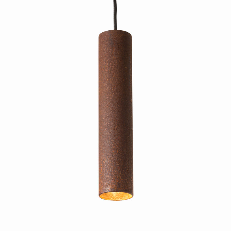 Luminaire suspendu Roest 30 V rouille, Couleur rouille naturelle, H 12 po x l 2,5 po x P 2,5 po