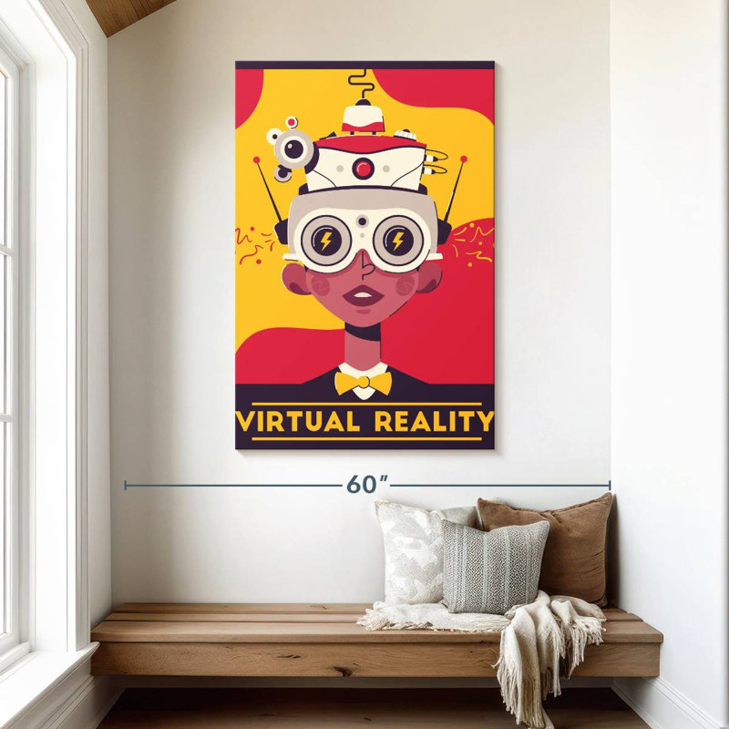 Virtual Reality Poster, 48" H x 32" W