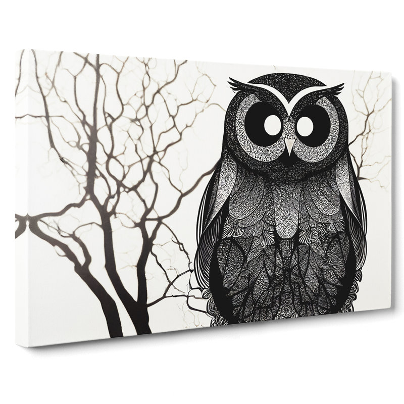 Hopeful Owl - Wrapped Canvas, 35cm H x 50cm W x 3cm D