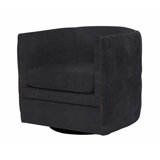 Palazzo 31.5'' Wide Tufted Swivel Barrel Chair