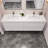 Azden 70.6" Wall-Mounted Double Bathroom Vanity Set-818294731