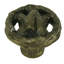 ARTS & CRAFT OAK PARK KNOB IN VINTAGE BRONZE PLATE-1023449400