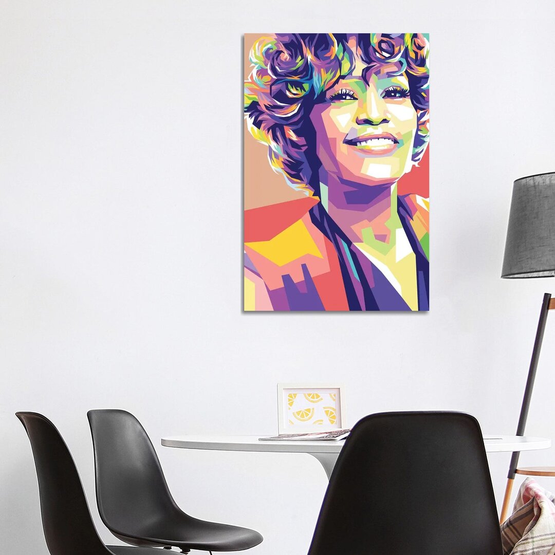 Leinwandbild - Grafikdruck „Whitney Houston” von Dayat Banggai