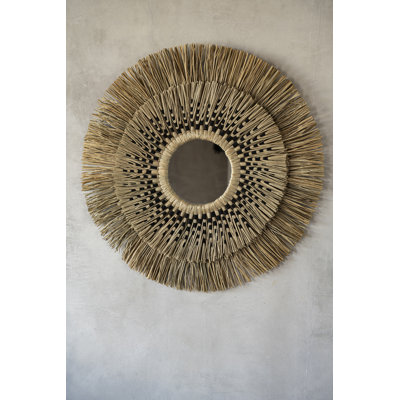 Ogallala Shell Round Mirror