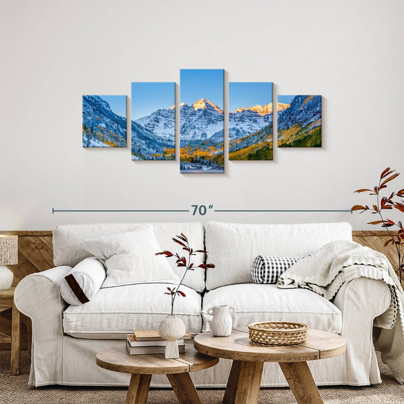 Maroon Bells Sunrise, H 24 po x l 55 po