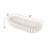 Pietra Marble Oval Ruffle Bowl