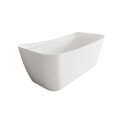 Dezra 59'' x 30.7'' Soaking Bathtub