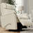 Global Home Swivel Glider Recliner With Manual Adjustable Headrest & Footrest In Faux Leather Bentley Oyster-495228815