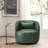 Jaydin 34" Wide Faux Leather Upholstered Swivel Armchair-651799810