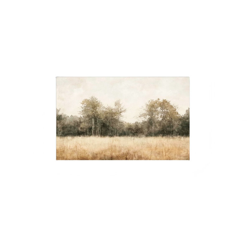 Wildwood, campagne, 24 x 36 pouces, cadre mural en bois à l'arrière