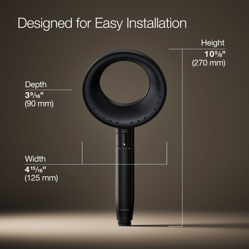 Statement Ves Single-Function Handshower 1.5 Gpm, Matte Black