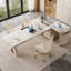 L-shaped office desk/tea table with Sintered Stone tabletop-115709752