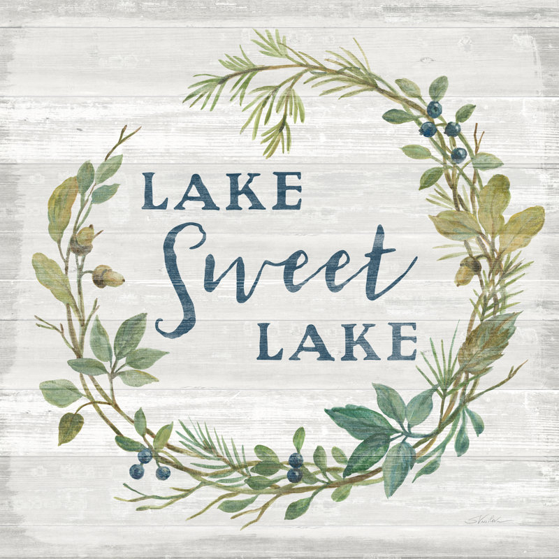Lakeside Retreat V 1 Piece Wrapped Canvas Wall Art, 51cm H x 51cm W