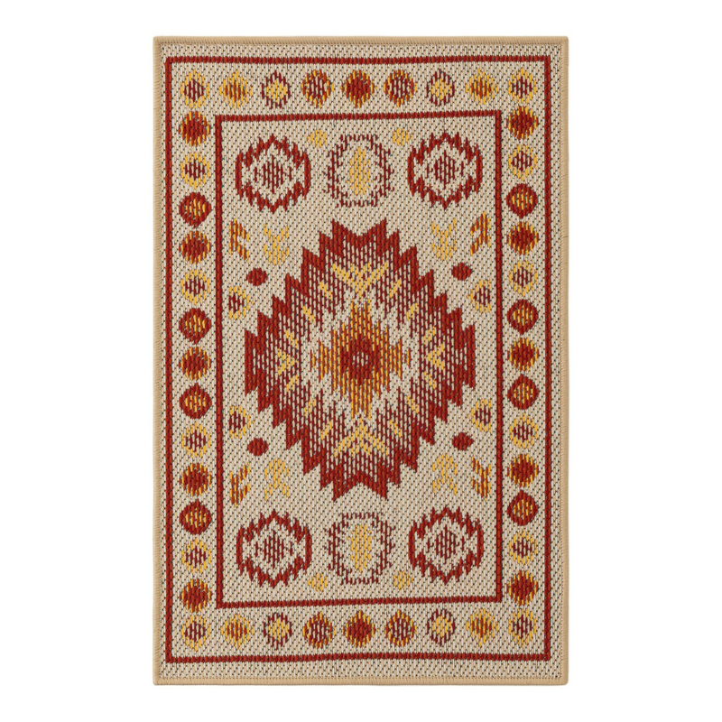 Tapis intérieur / extérieur Marlenia Marlenia, Rectangle 2 pi x 3 pi 1 po