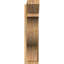 7 1/2"W x 32"D x 32"H Funston Slat Smooth Outlooker, Western Red Cedar-109290734-111687916