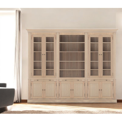 Amali 609.6 cm H x 762 cm W Library Bookcase