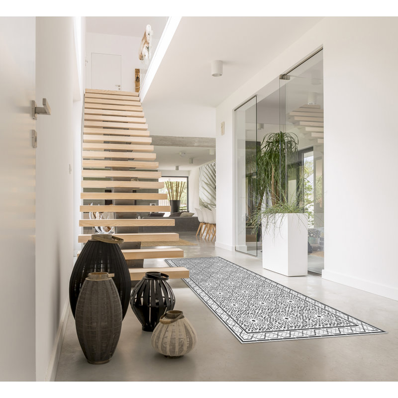 Aban Geometric Area Rug, Runner 78 x 225cm