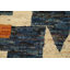 Tapis oriental orange fait à la main en laine orange 6 x 8