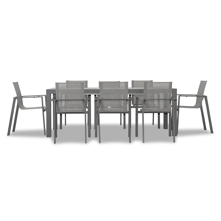 Placido Ridge 13 Piece Extendable Dining Set - With ConTop