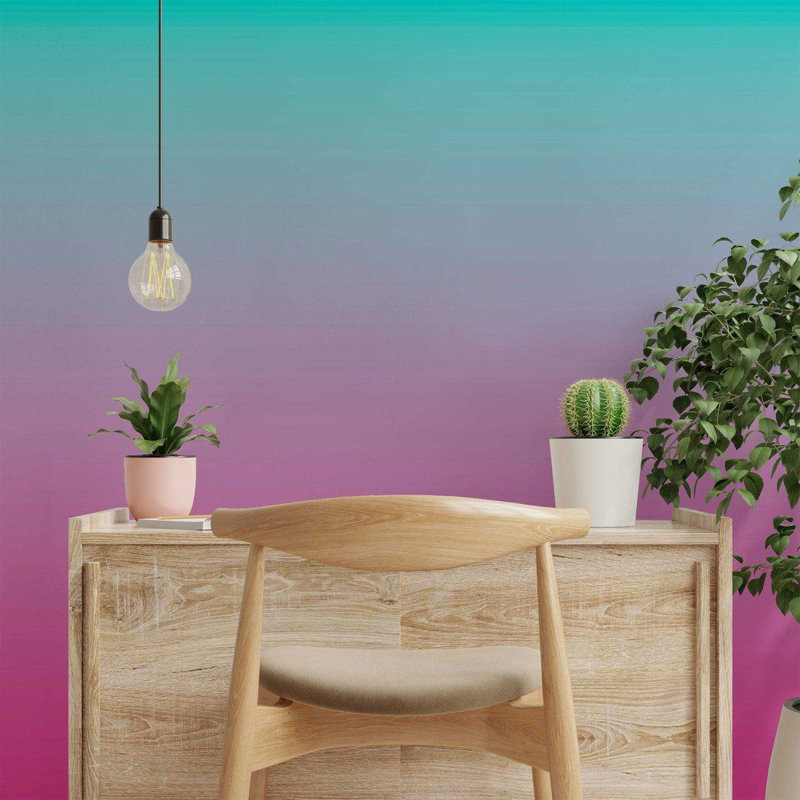 Rouleau de papier peint adhésif lisse L 126 po x l 24 po Melah