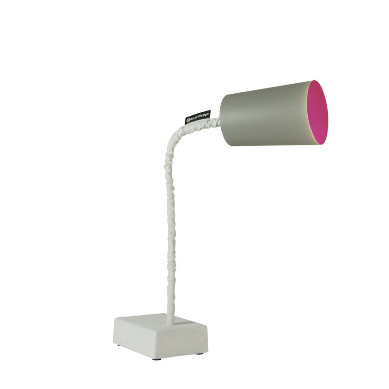 Adjustable Metal Desk Lamp, Magenta