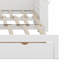 Lit de jour avec bureau amovible, tiroirs de rangement et table d'appoint hydraulique-1490872139-1490872138