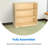 36'' H X 35.75'' W Bookcase