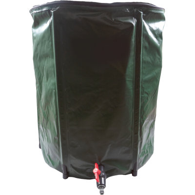 Dakota Fields Weather Resistant PVC Rain Barrel