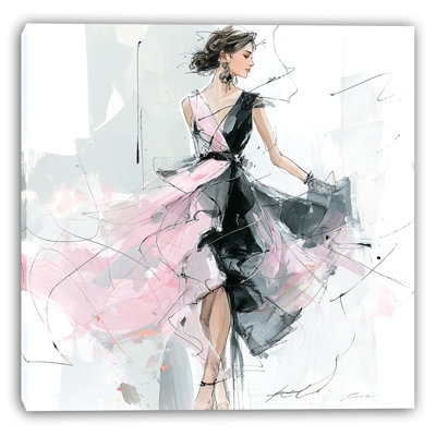 Runway Motion II Wrapped Canvas Wall Art