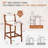 Bochini Counter Stool with Solid Wood Frame-1173383114-1173383119