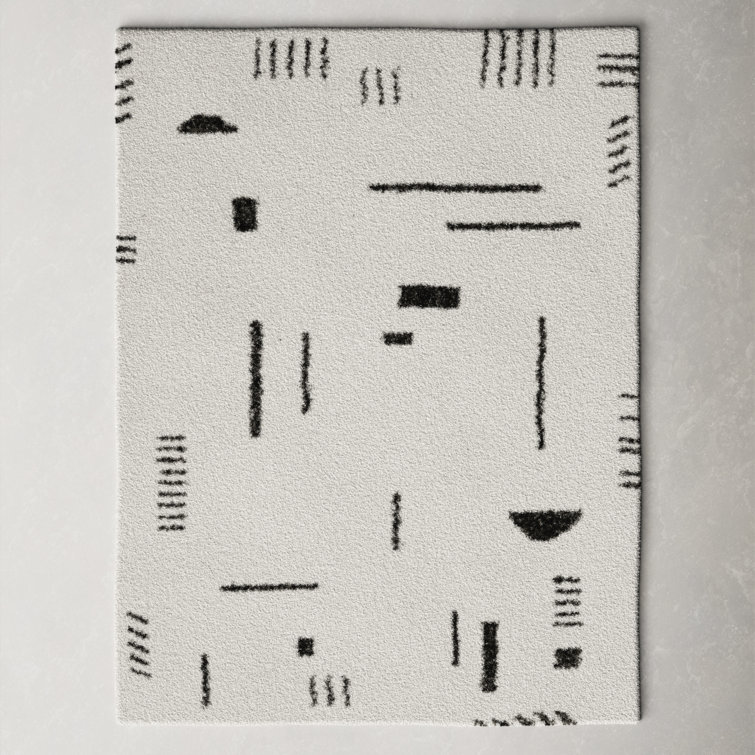 Morin Geometric Shag Area Rug