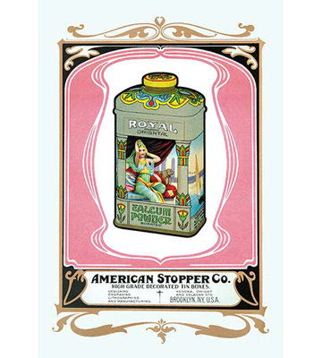 Royal Oriental Talcum Powder Vintage Advertisement