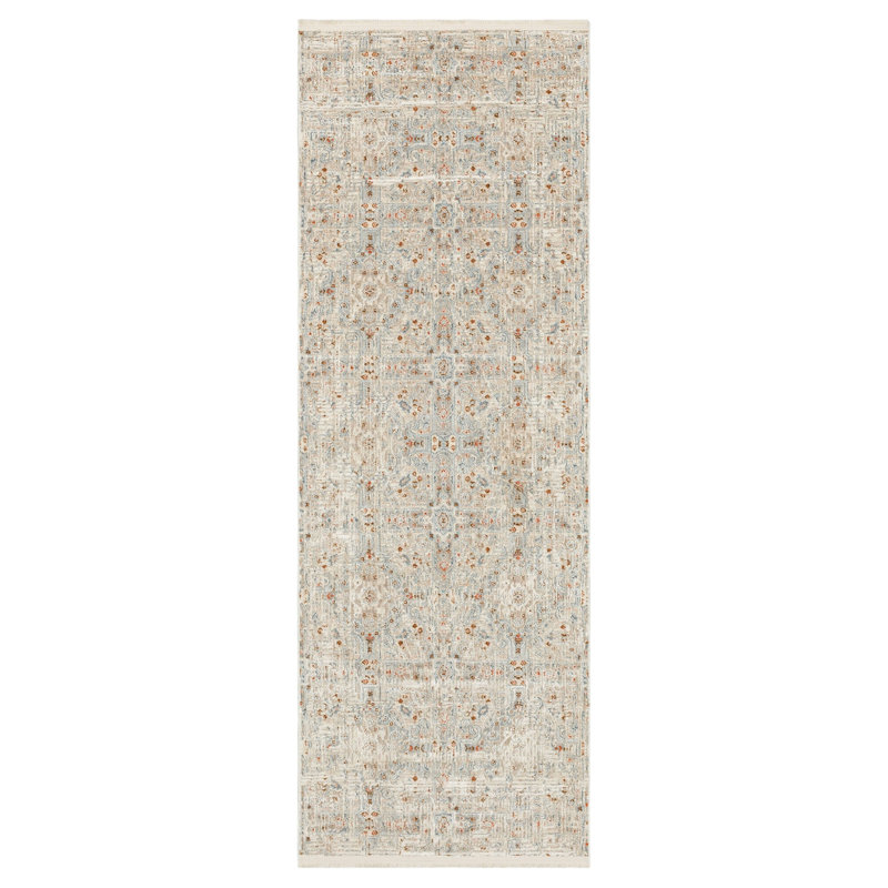 Tapis rectangulaire Pandosia, Tapis de couloir 2 pi 7 po x 7 pi 3 po