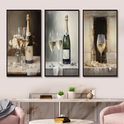 Leurre Legacys champagne et verre