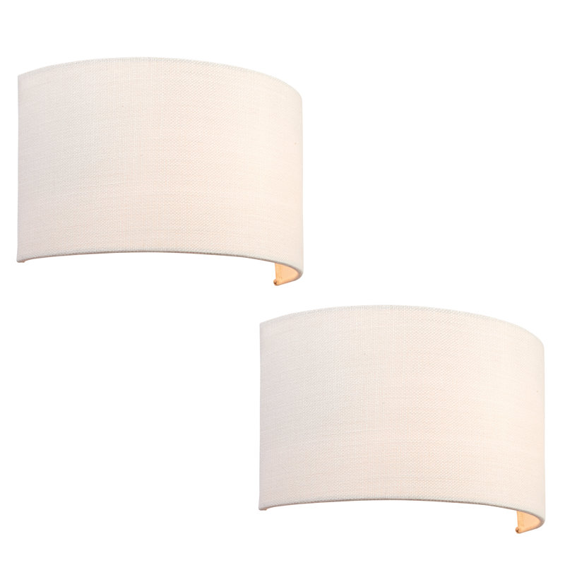 Paige Flush Mounted Sconce, Vintage White