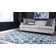 Tapis bleu Mitzy